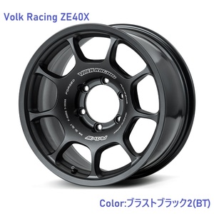 【納期要確認】Volk Racing ZE40X SIZE:8.5J-17 -10(F3) PCD:139.7-6H Color:BT ホイール4本セット