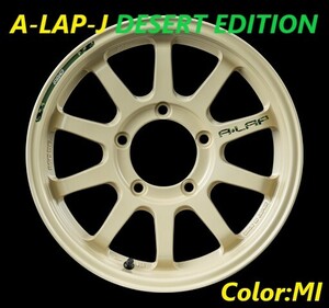 【納期要確認】A●LAP-J DESERT EDITION SIZE:6.5J-16 -15 PCD:139.7-5H Color:MI ジムニー シエラ 4本セット