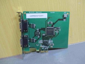 中古CONTEC COM-2C-PE シリアル通信ボード PCI-EX?(CAPR60327C031)