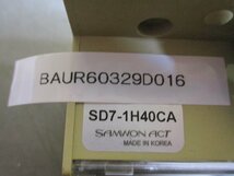 中古 SAMWON ACT SD7-1H40CA 3個 (BAUR60329D016)_画像2
