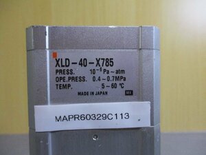 中古 SMC XLD-40-X785 高真空L型バルブ (MAPR60329C113)