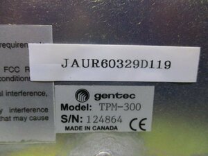 中古 GENTEC LASER POWER METER TPM-300CE (JAUR60329D119)