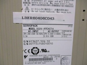 中古 YASKAWA SERVOPACK SGDV-R90A01A サーボパック 100W (LBER60406C043)