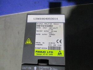 中古 FANUC SPINDLE AMPLIFIER MODULE A06B-6102-H102#H520 C 2.7KW (LBMR60405D014)