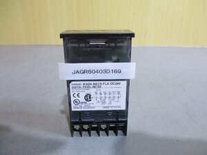 中古 OMRON DIGITAL PANEL METER K3GN-NEC5-FLK デジタルパネルメータ DC24V (JAGR60403D169)