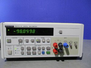 中古 ADVANTEST DIGITAL MULTIMETER R6871E-DC 通電OK (PAWR60410A005)