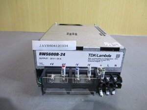 中古TDK スイッチング電源 RWS600B-24(JAVR60412C034)
