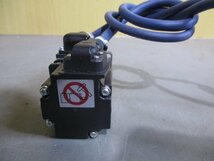 中古 MITSUBISHI AC SERVO MOTOR HG-KR053 AC サーボモーター 50W (KATR60411D016)_画像5