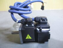 中古 MITSUBISHI AC SERVO MOTOR HG-KR053 AC サーボモーター 50W (KATR60411D016)_画像4