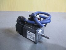 中古 MITSUBISHI AC SERVO MOTOR HG-KR13 AC サーボモーター 100W (KATR60411D010)_画像6