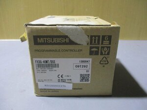 新古 MITSUBISHI電機 マイクロシーケンサ基本ユニット FX3G-40MT/DSS 25W (R51225NCC170)