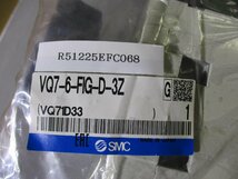 新古 SMC VALVES VQ7-6-FIG-D-3Z 電磁弁ポート (R51225EFC068)_画像2