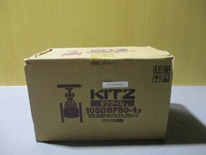 新古 KITZ 10SDBF50 10K グローブバルブフランジ (R51225NCD003)