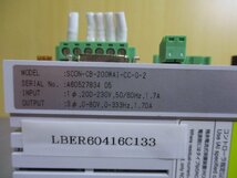 中古IAI SERVO CONTROLLER SCON-CB-200WAI-CC-0-2 200-230V 50/60Hz 1.7A 0-80V 0-333Hz(LBER60416C133)_画像2