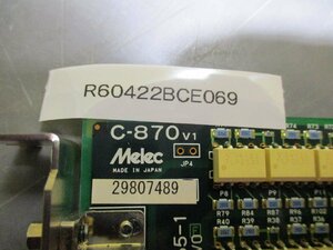 中古 Melec C-870 V1 サーボモーター モーションコントロールカード (R60422BCE069)