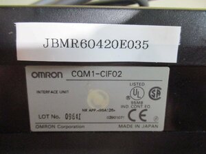 中古OMORON CQM1-CIF02 PLC ケーブル シーケンサー(JBMR60420E035)