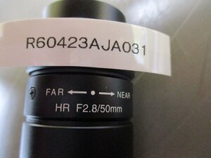 中古 KEYENCE HR F2.8/50mm 高解像度・低ディストーションレンズ (R60423AJA031)