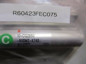 新古 SMC 10-CQ2B50-50DMZ-X743 薄形シリンダ標準形 (R60423FEC075)