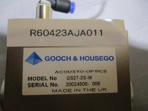 中古 GOOCH＆HOUSEGO ACOUSTO OPTICS QS27-3S-W (R60423AJA011)