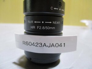 中古 KEYENCE HR F2.8/50mm 高解像度・低ディストーションレンズ (R60423AJA041)