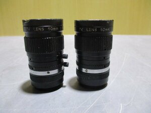 中古 TV LENS 50mm 1:1.8 ＣマウントＴＶレンズ 2個 (R60424ASA001)