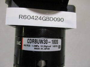 中古 SMC CDRBUW30-180S ロータリーアクチュエーター (R60424GBD090)