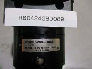 中古 SMC CDRBUW30-180S-T79 ロータリーアクチュエーター (R60424GBD089)