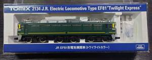 TOMIX 2134 JR EF81 shape . direct current electric locomotive twilight color 