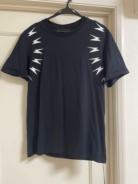 【新品】正規品 Neil Barrett Thunderbolt ニールバレット サンダーボルト Tシャツ 黒 サイズS