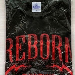 清木場俊介　REBORN Tシャツ　ロゴ　レッド系　②