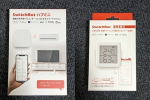 【中古】SwitchBot スマートリモコン ハブミニ（＋SwitchBot 温湿度計）