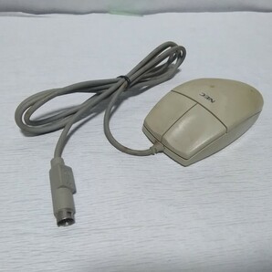 NEC純正 PC-98用マウス 丸型 mini Din 9ピン LZB2303353 バスマウスの画像1