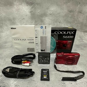 ニコン Nikon COOLPIX S6100 レッド｜コンパクトデジタルカメラ