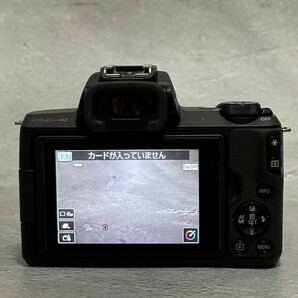 キャノン Canon EOS Kiss M2 ブラック ボディ｜ミラーレス一眼カメラの画像7