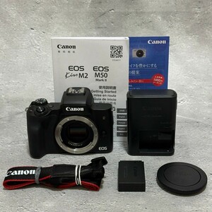 キャノン Canon EOS Kiss M2 ブラック ボディ｜ミラーレス一眼カメラ