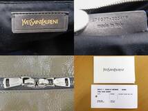 （中古良品）YVES SAINT LAURENT イヴサンローラン　イージー エナメル　ミニボストンバッグ 　208314　YSL SAC EASY_画像10