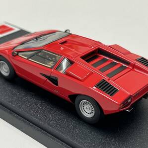メイクアップ製 アイドロン 1/43スケール - EM167 I - Lamborghini カウンタック LP400（1974年）タン内装の画像7
