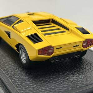 1/43 メイクアップ製 アイドロン - EM167 B - Lamborghini カウンタック LP400 (1974年) タバコブラウン内装の画像6