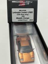 ＜限定数30個＞メイクアップ製 アイドロン 1/43 - EM432G - Lamborghini カウンタックLP400S 1980 リアウイング付 _画像10