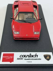 1/43 メイクアップ製 アイドロン - EM141 Q - Lamborghini カウンタック LP500 クアトロバルボーレ (1985年) ウイング無タイプ