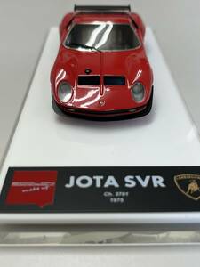 1/43 メイクアップ製 アイドロン - EM171 - Lamborghini イオタ SVR Ch.3781 (1975年) Italian Red