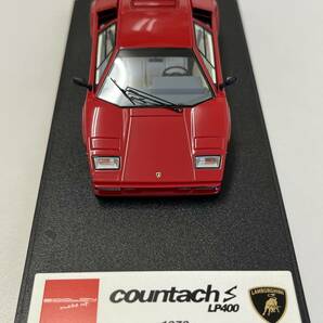 1/43 メイクアップ製 アイドロン - EM139A - Lamborghini カウンタック LP400S (リアウイング付) ブラボーホイール仕様の画像1