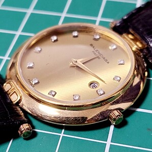 BALENCIAGA バレンシアガ  文字盤ダイヤ デイト メンズ腕時計 稼働品の画像4