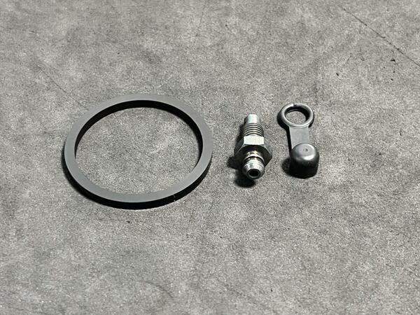 Z250FT フロントブレーキ キャリパーピストン用 オイルシール&エアー抜きボルト 新品即決 Z250LTD