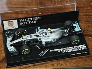 メルセデス AMG W10 #77 V.ボッタス 2019 中国GP 1/43 PMA 417190377