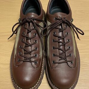 DANNER FIELD LOW ダナー フィールド ロー US9 JP27cm D.BROWN / BEIGE D121008 GORE-TEX ゴアテックス マウンテンブーツ ビブラムソールの画像3