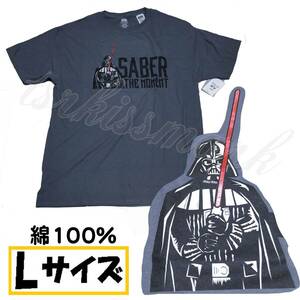 【Lサイズ】ダース・ベイダー スター・ウォーズ　半袖Tシャツ 丸首 綿100％　ディズニーストア