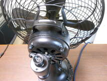 蔵出　戦前　古い芝浦扇風機　真鍮4枚羽　当時物　動作品　現状　希少_画像5