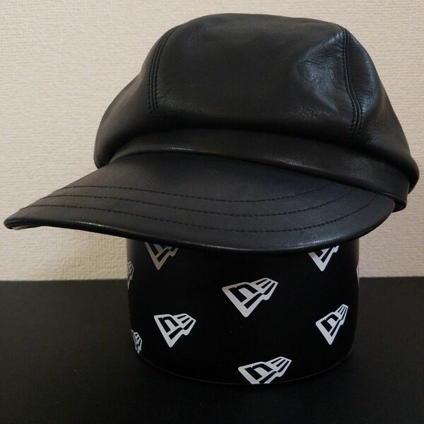 日本製 TFM DENIM&NAVY Leather Casquette