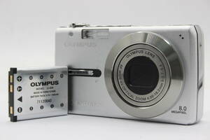 【返品保証】 オリンパス Olympus FE-350 Wide AF 4x バッテリー付き コンパクトデジタルカメラ s8809